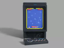 Vectrex console 3D model
