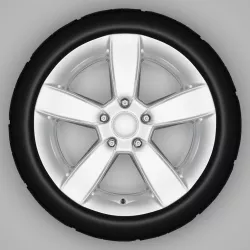 Volkswagen 16 inches wheel and toyotires proxes sport tread 3D model