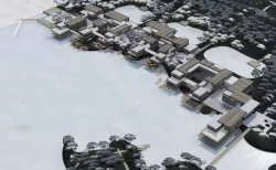 Waterfront Commercial Complex 3D model