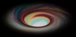 Wormhole Black Hole Galaxy 3D model