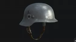 WW2 German Army Helmet SS Classic Low-poly 3D model