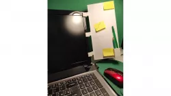 3D Printable MONITOR MEMO BOARD OFFICE DESKTOP ORGANIZER 3D model