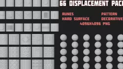 66 Displacement map Pack  Texture