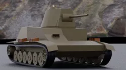 7TP - polish tank - World of Tanks edition 3D model
