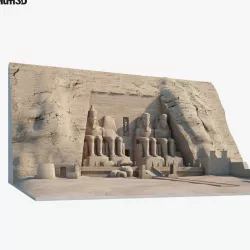 Abu Simbel 3D model
