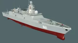 Admiral Gorshkov class frigate 22350 3D model