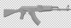 ak 47 OBJ And TGA files for CSGO Low-poly 3D model