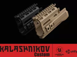 AK - Handguard -  Tactical Polymer Low-poly 3D model