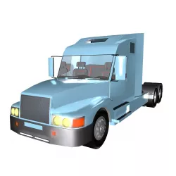 American truck freightliner 3D model