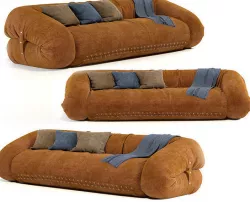 Anfibio sofa by alessandro becchi  3D model