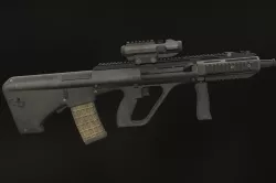 AUG A3 Low-poly 3D model