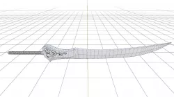 Auron sword FINAL FANTASY 3D model