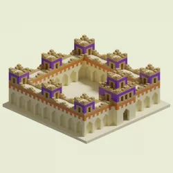 Babel Walls 3D model