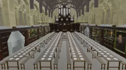 Balliol College Hall - Full Interrior Design 3D model