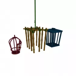 Bambu cage 3D model