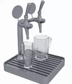 Bar glass beer tub 3D model