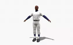 Baseball Player 005 3D model