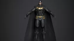 Batman Arkham Knight Gold Suit Low-poly 3D model