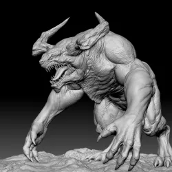 beast 3D model