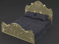 Bed couple 3D model