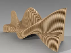 Bionics bench variant 1 3D model