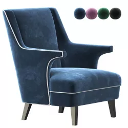 Bishop Armchair 3D model