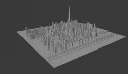 black friday liberty city by cyberalex NEW YEAR SALE Low-poly 3D model