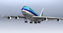 Boeing 747 3D model