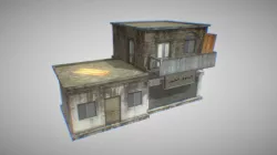 Building 2 Low-poly 3D model