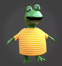 Bull toad 3D model
