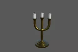 Candlestick Low-poly 3D model
