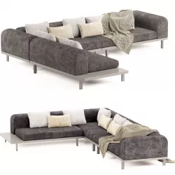 Cane Line Modular Sofa 3D model