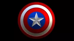 Captain america shield 3D model