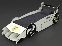 Car Bed 3D model