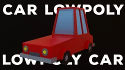 Car - lowpoly Low-poly 3D model
