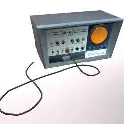 Cardiac monitor 1960 model Low-poly 3D model