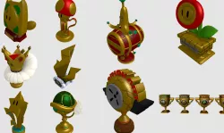 Cartoon - Objects 2 Low-poly 3D model