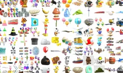 Cartoon - Objects Low-poly 3D model
