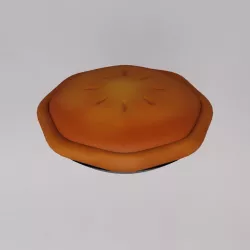 Cartoon pie 3D model