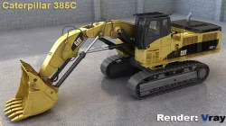 Caterpillar 385C 3D model