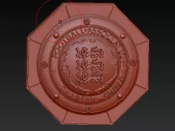 charity shield community shield 3D model