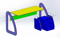 Childs Desk 3D model
