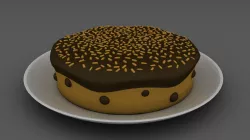 Chocolate Cake 3D model