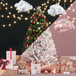 Christmas Decoration - Christmas green Tree with Gift  AVATAR 3D model