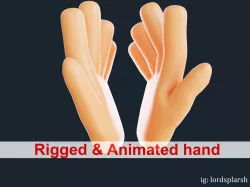 Clapping Hands Emoji Animated  Low-poly 3D model