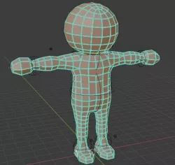 Clean Chibi Model Low-poly 3D model