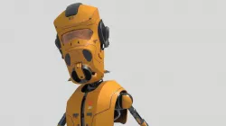 clumsy robot explorer 3D model