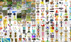 Collection Cartoon - Characters objects locations Low-poly 3D model