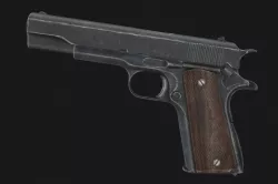 Colt 1911 Low-poly 3D model