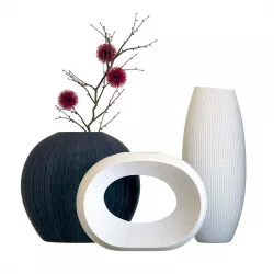 Crate and Barrel Alura Vases 3D model